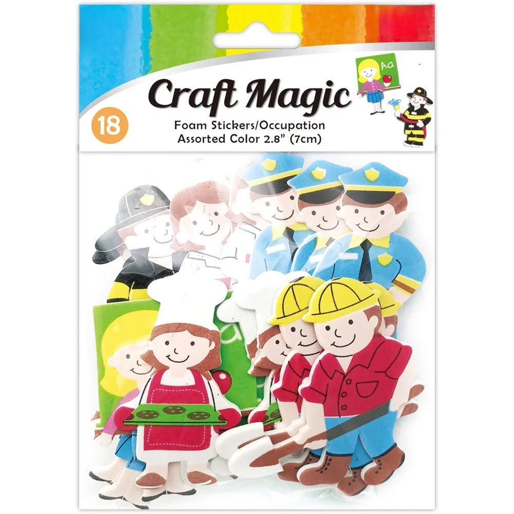 Foam Occupation sticker 18ct.