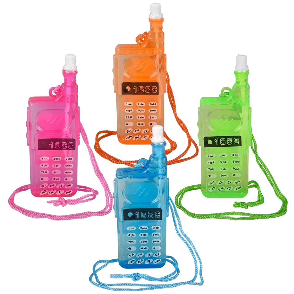 4" Cellphone Bubble Necklace 12 Pcs