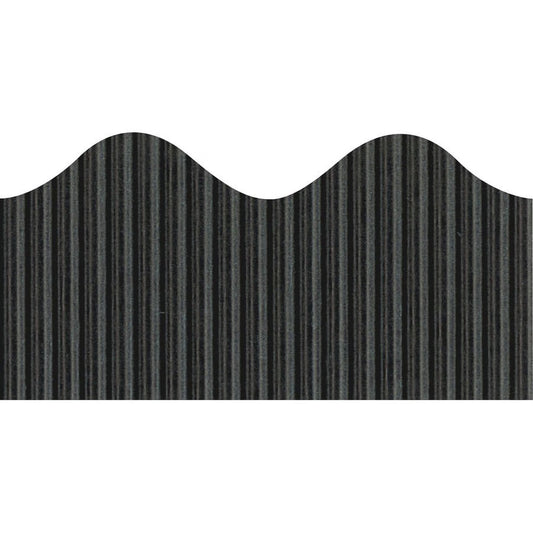 Bordette Scalloped Decorative Border, 2-1/4" x 50' Black