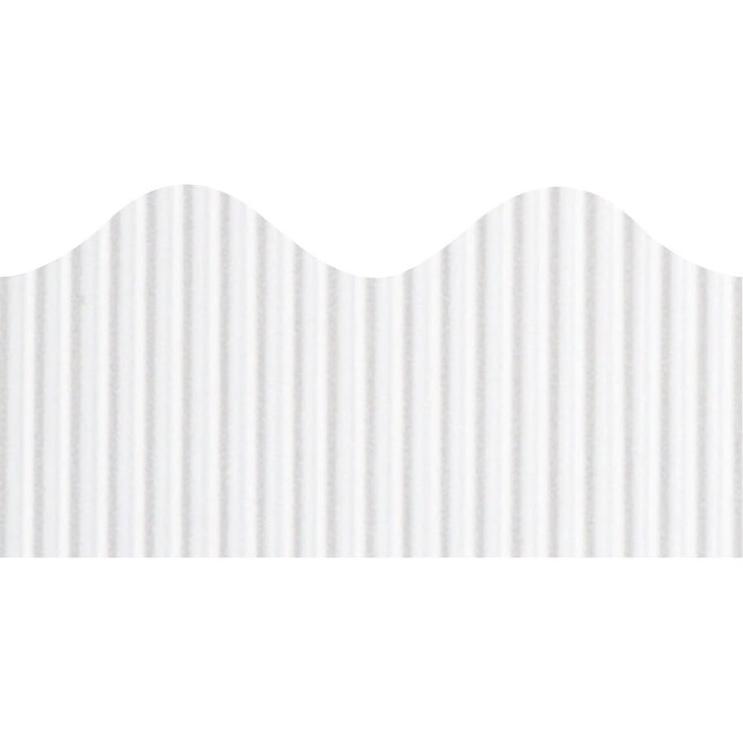 Bordette Scalloped Decorative Border, 2-1/4" x 50' White