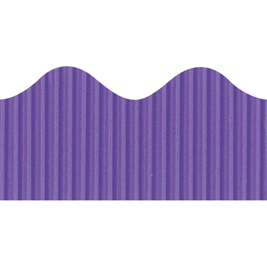Bordette Scalloped Decorative Border, 2-1/4" x 50' Deep Purple