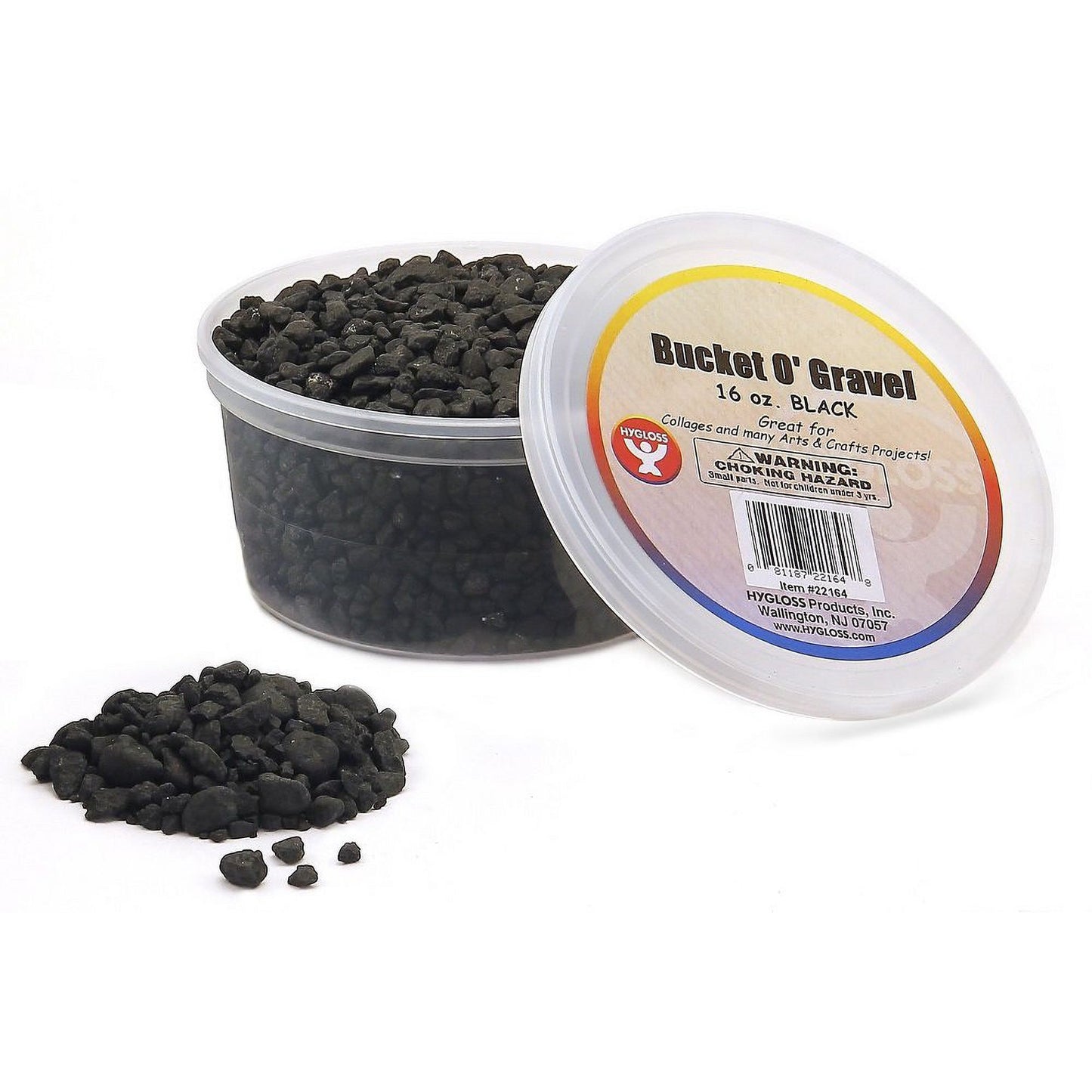 Gravel, Black, 1 lb Bucket