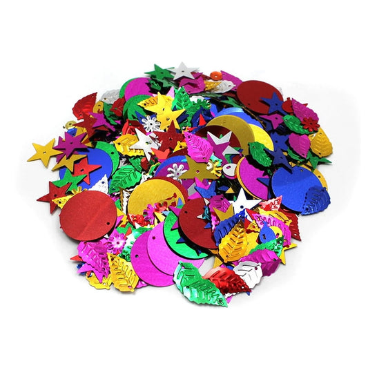 Sequins & Spangles, 4 Oz, Assorted Colors