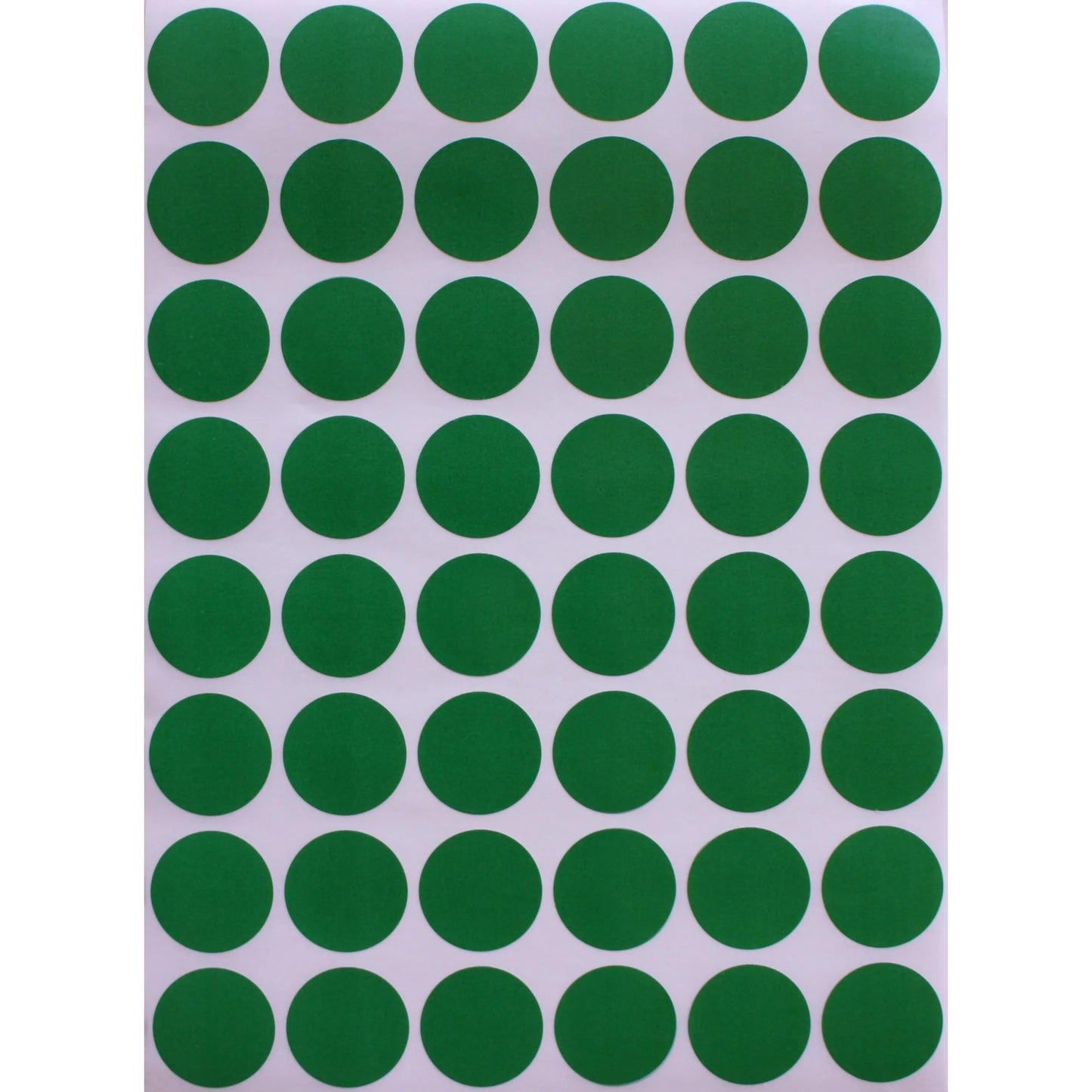 Color Coding Labels 19mm 3/4" Green 32 sheets/pk  1,536 Stickers