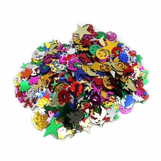 Glittering Confetti, 4 Oz, Assorted Colors
