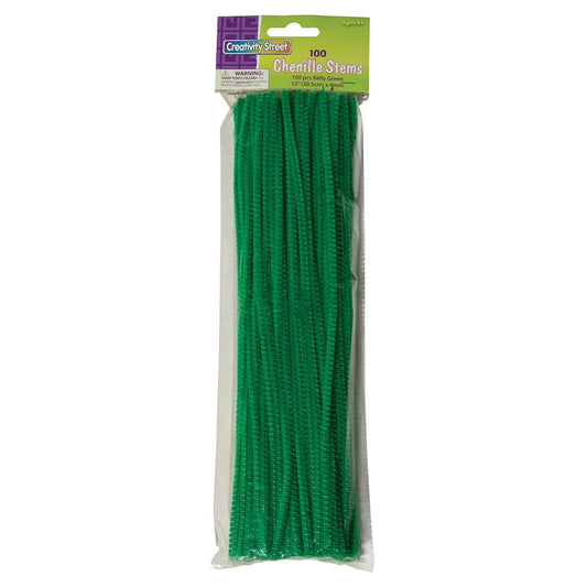 Pipe Cleaner (Chenille Stems) 12" X 6 100 Pieces Green
