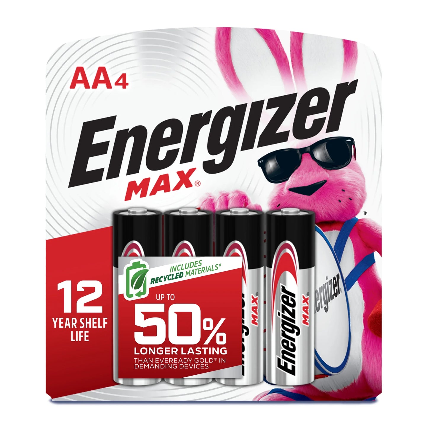 Energizer MAX AA Batteries 4 Pack