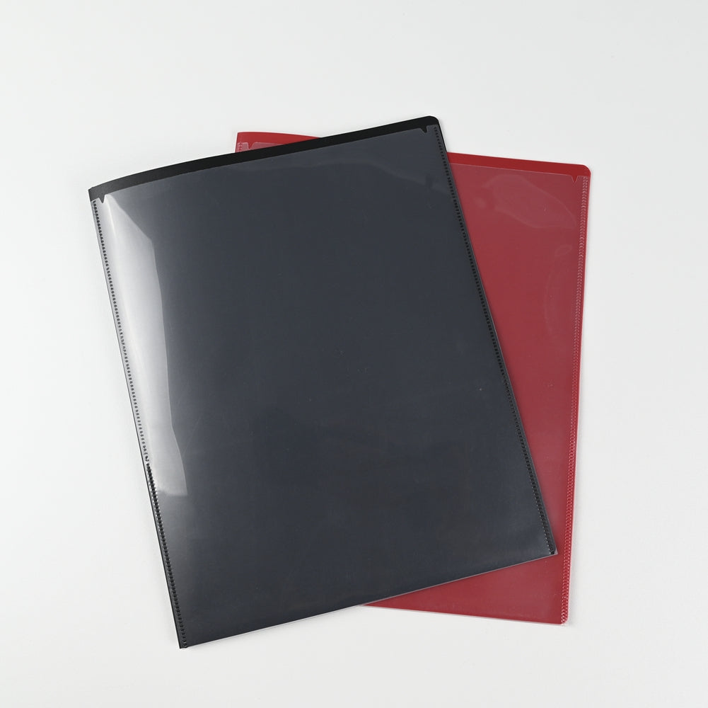 2 Pocket Clear View Folder, Blue