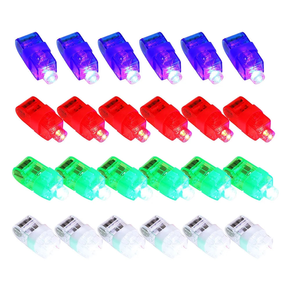 1" Light-Up Finger Lights 12 Pcs
