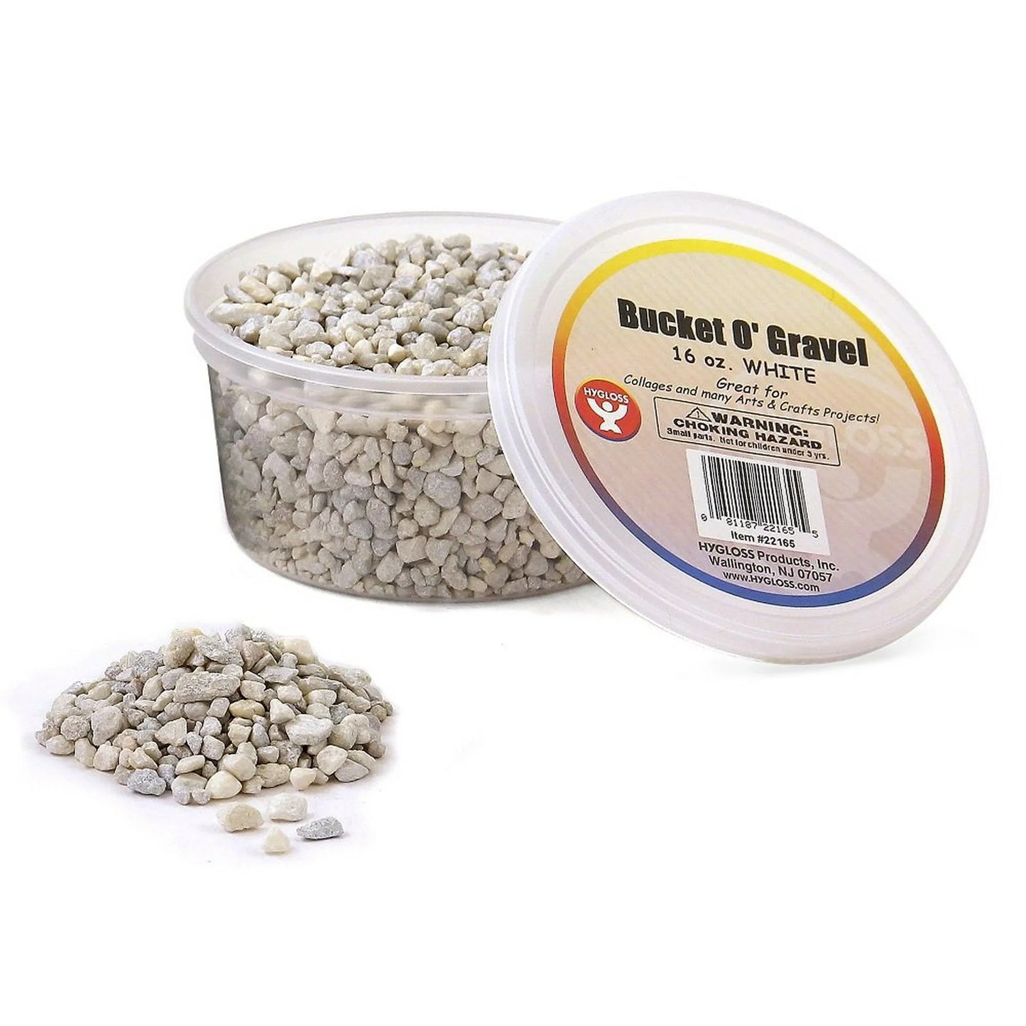 Gravel, White, 1 lb Bucket