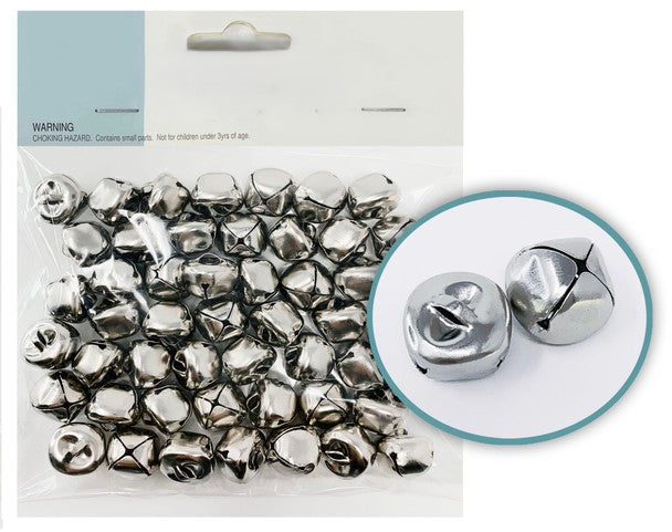 Silver Jingle Bells 50/Pk.