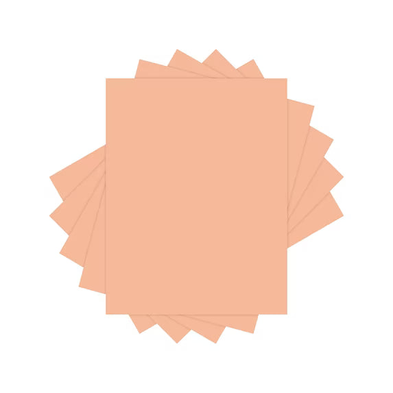 Copy Paper, 20 lb, 8-1/2 x 11 500 Sheets Salmon