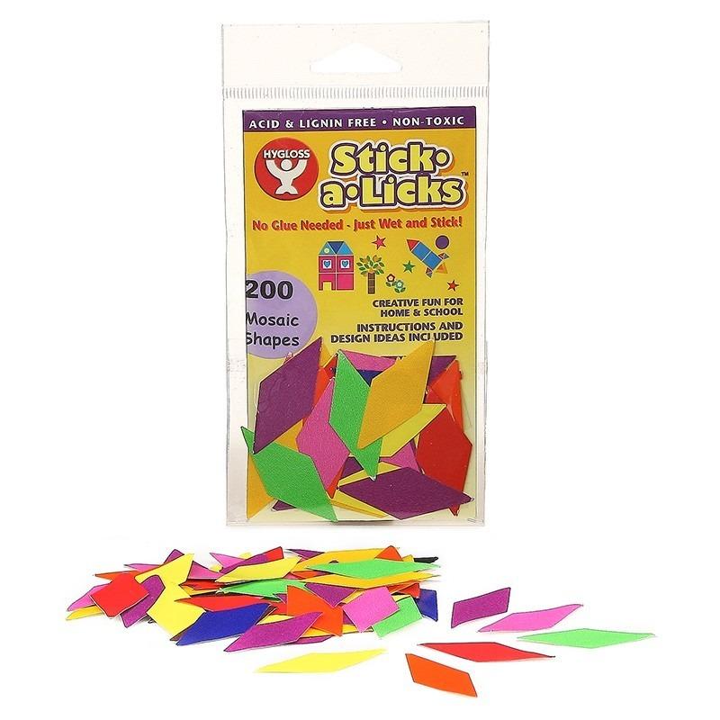 Stick-A-Licks Diamond Shapes, Pack of 200