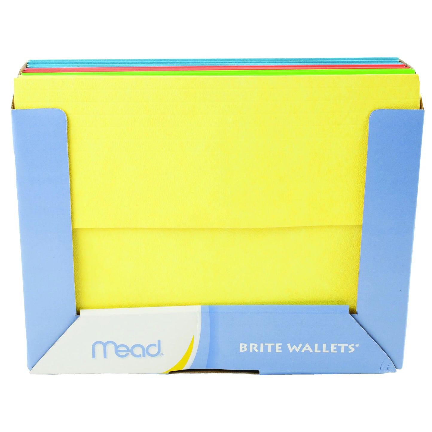 Mead Brite Letter Wallet, Color may vary