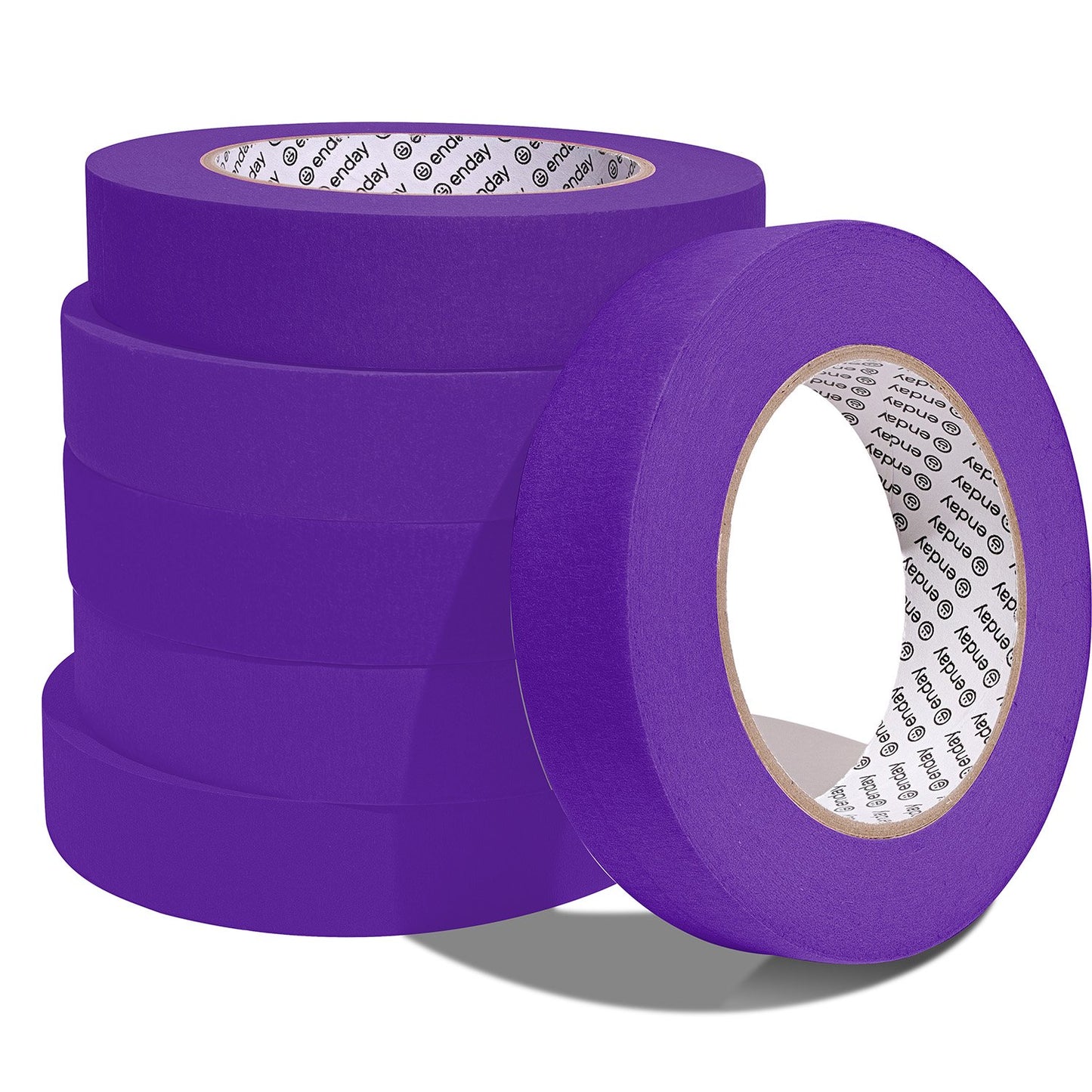 Enday Masking Tape, 1" x 60 Yards, Purple