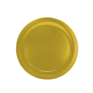 9" Paper Plates, Gold, 16ct