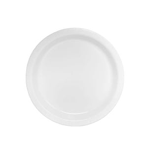 9" Paper Plates, White, 16ct