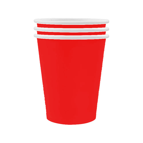 9" Cups, Red, 10ct