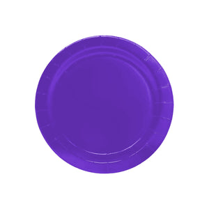 9" Paper Plates, Purple, 16ct