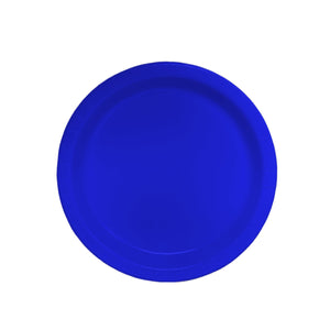 9" Paper Plates, Royal Blue, 16ct