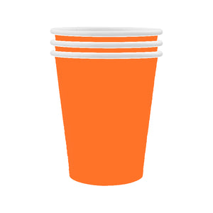 9" Cups, Orange, 10ct