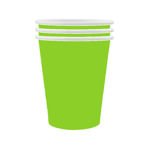 9" Cups, Lime Green, 10ct