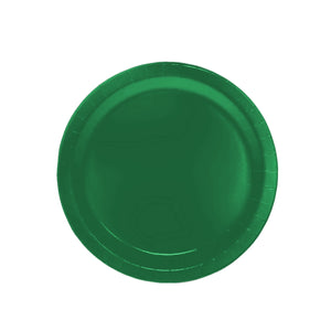 9" Paper Plates, Dark Green, 16ct
