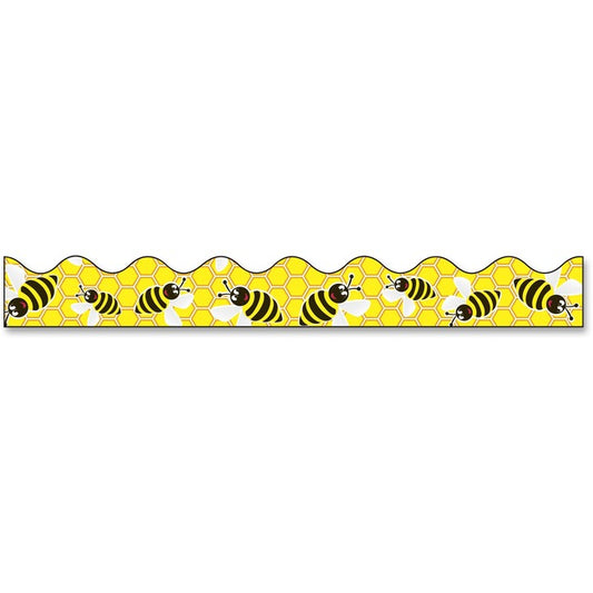 Bordette Bees Scalloped Decorative Border, 2-1/4" x 25'