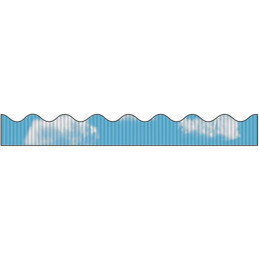Bordette Clouds Scalloped Decorative Border, 2-1/4" x 25'