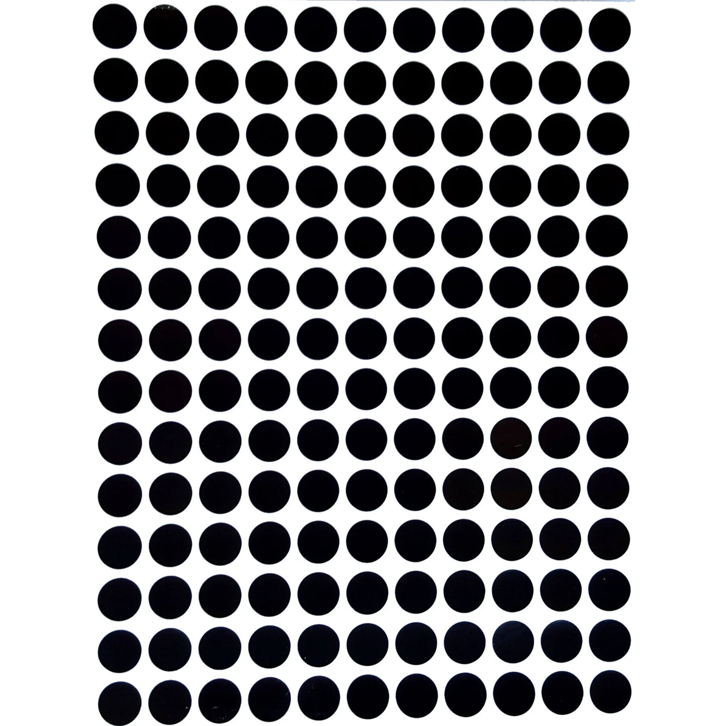 Color Coding Labels 10mm 1/4" Black 32 sheets/pk 4,480 Stickers