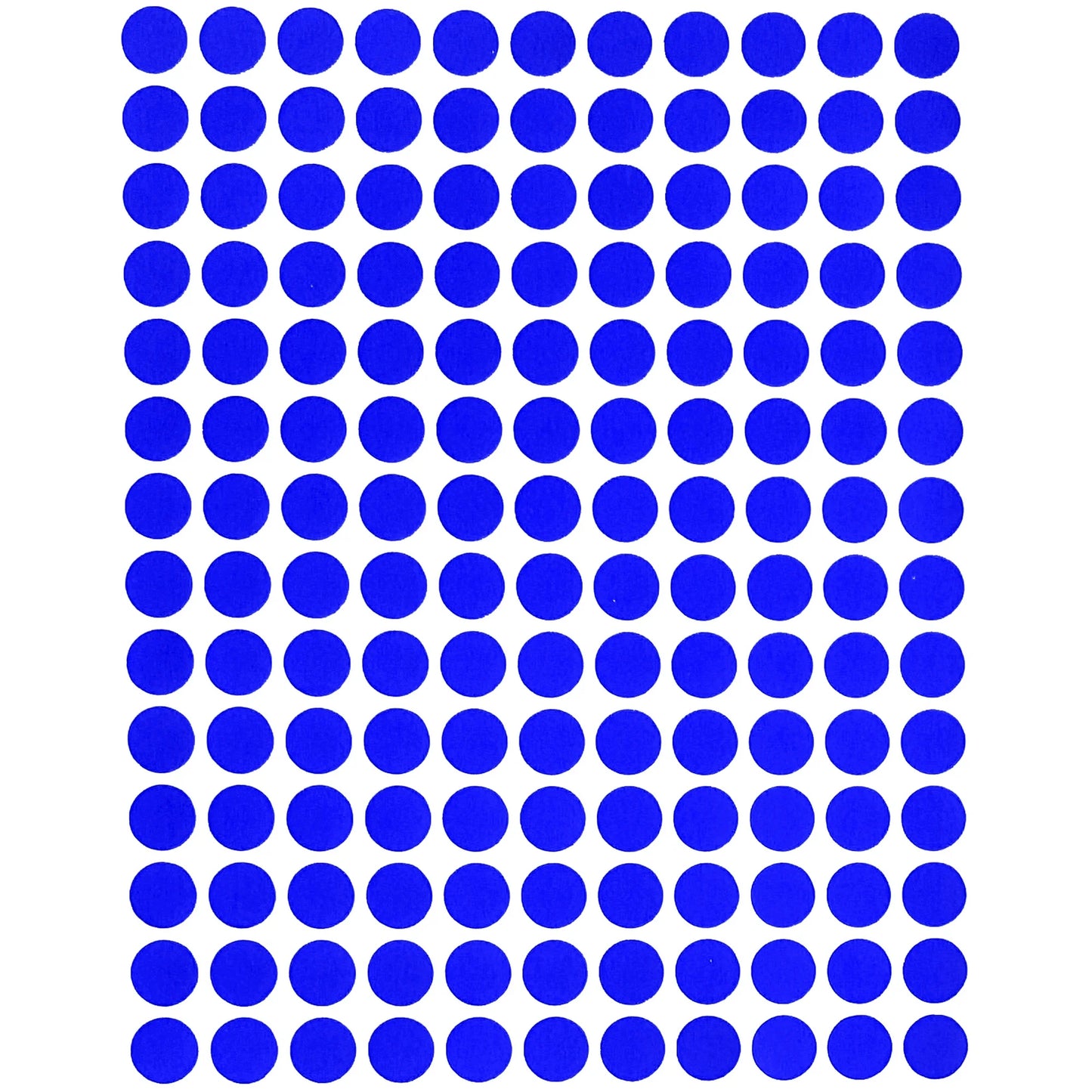 Color Coding Labels 10mm 1/4" Royal Blue 32 sheets/pk 4,480 Stickers