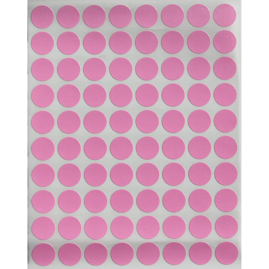 Color Coding Labels 13mm 1/2" Pink 32 sheets/pk  2,560 Stickers