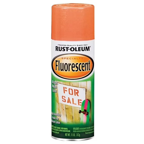 Rust-Oleum Spray Paint 11 oz Fluorescent Orange