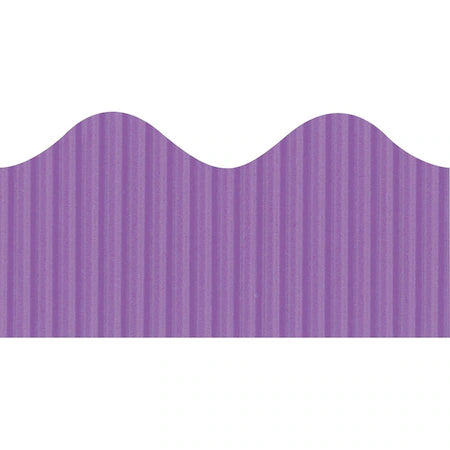 Bordette Scalloped Decorative Border, 2-1/4" x 50' Violet