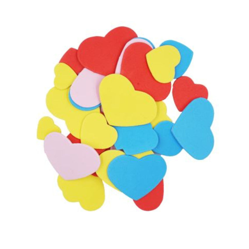 Heart Foam Shapes Stickers 80ct.