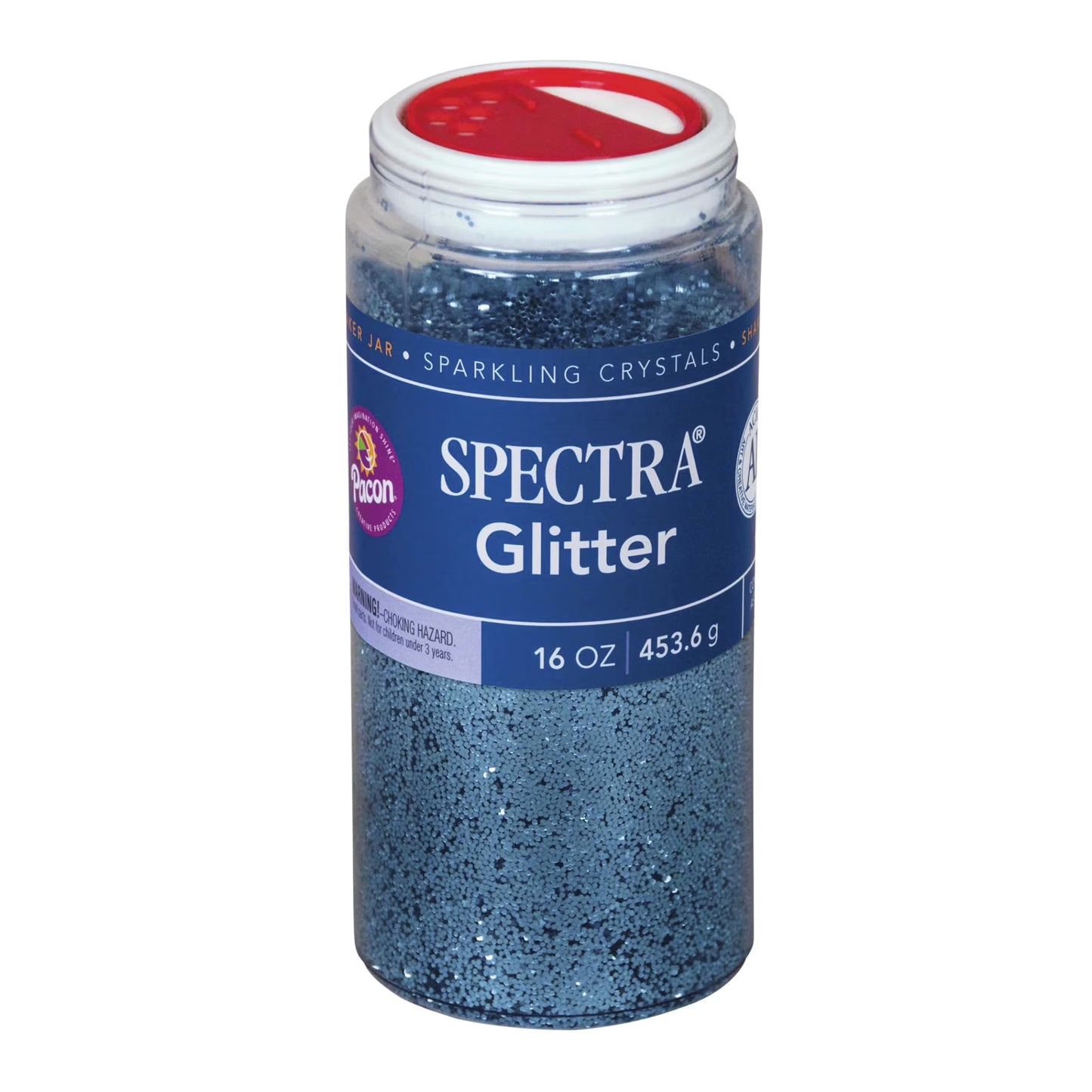 1lb Glitter Shaker Can Sky Blue