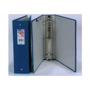 1" Blue Canvas Binder 5"x8"