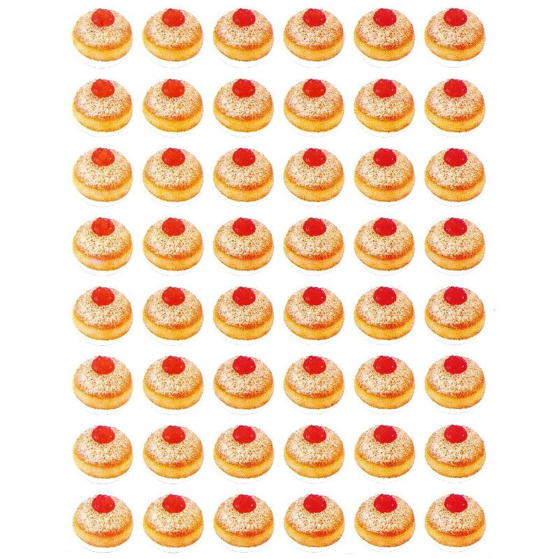 Doughnut Stickers, Pack of 10 Sheets