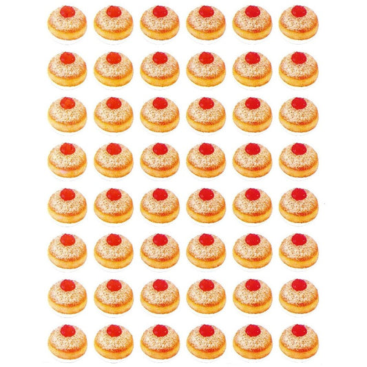 Doughnut Stickers, Pack of 10 Sheets