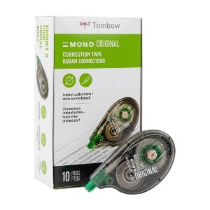 Tombow Mono Single Line Disposable Correction Tape, 394", White