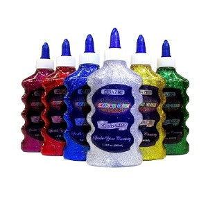 Washable Glitter Glue 7oz Blue