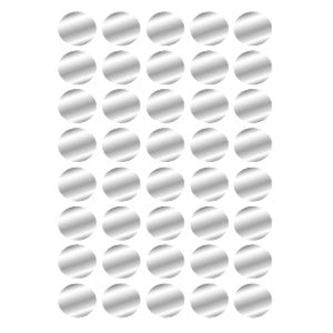 3/4" Coding Silver Stickers 25-Sheets