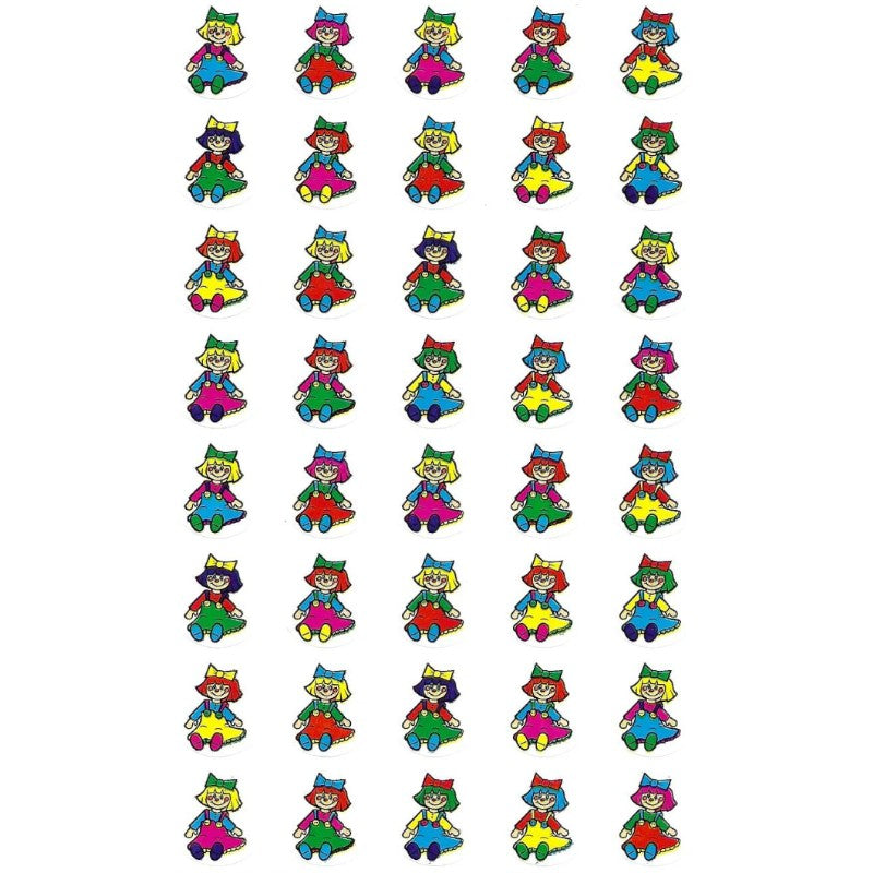 Doll Stickers 25-Sheets