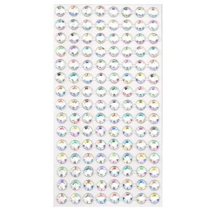 Clear Adhesive Gem Stickers 1 Sheet