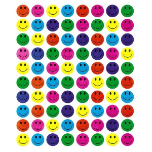 Smiley 1/2" Stickers 10-Sheets