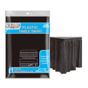Table Skirt, Black