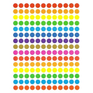 1/4" Coding Assorted Stickers 25-Sheets
