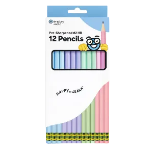 ENDAY #2 Pencils Pre-Sharpened Pastel Pencil