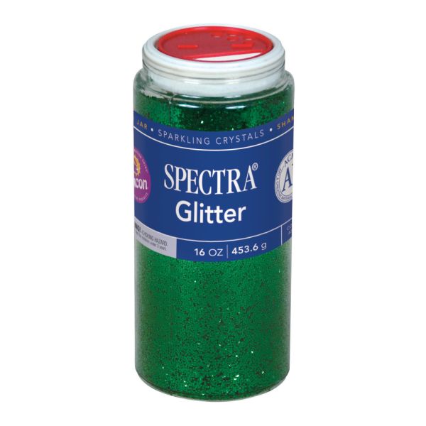 1lb Glitter Shaker Can Green