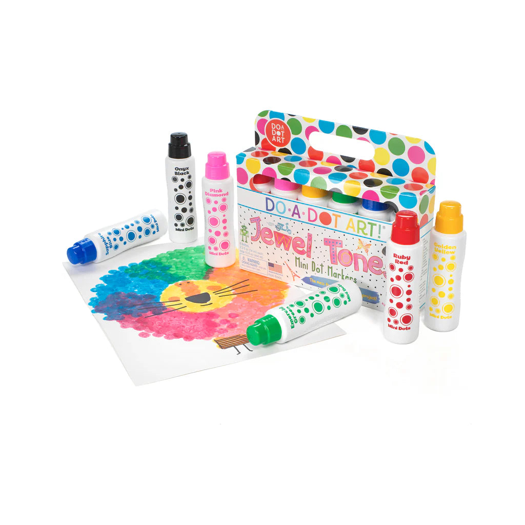 Mini Jewel Tone 6 Pack Dot Markers